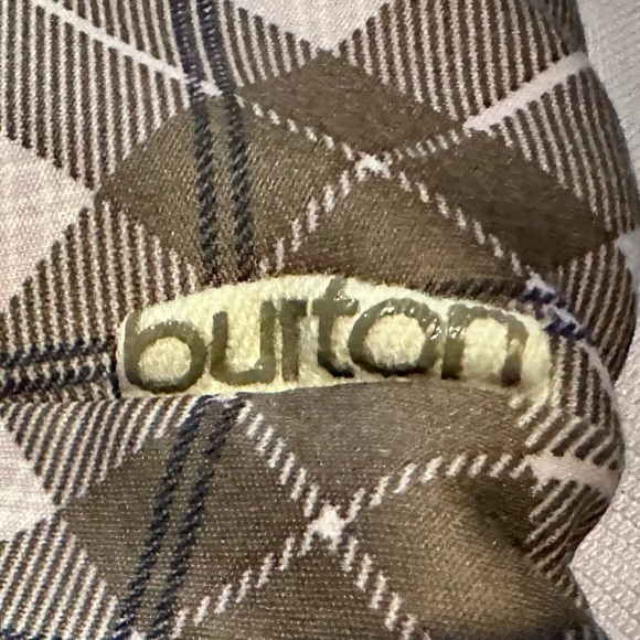 Burton Dryride Womens Jacket Size Medium Lavender Plaid Full Zip Hoodie - Picture 5 of 6